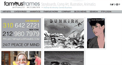 Desktop Screenshot of famousframes.com